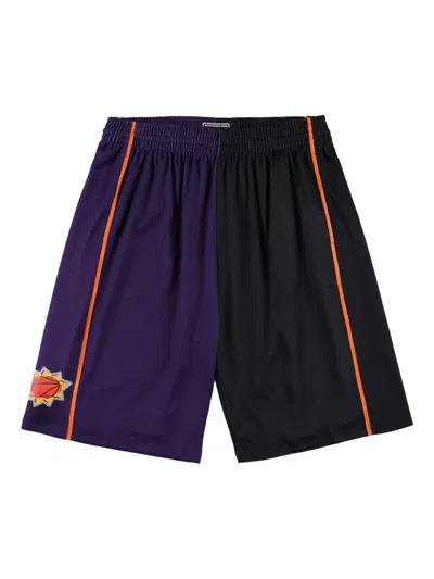 Mitchell & Ness X Nba Phoenix Suns 2001 Split Swingman Shorts In Black