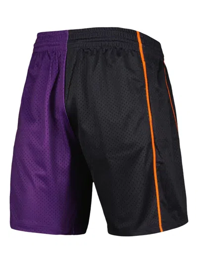 Mitchell & Ness X Nba Phoenix Suns 2001 Split Swingman Shorts In Black