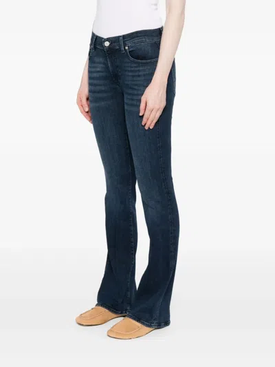 7 For All Mankind Denim Bootcut Jeans In Blue
