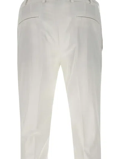 Devore Tailored Trousers In White