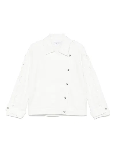 Iro Cotton Jacket In White
