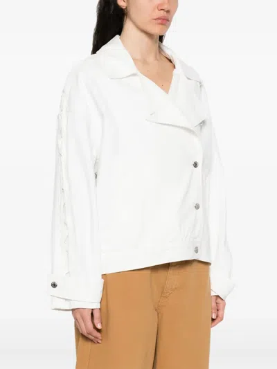 Iro Cotton Jacket In White