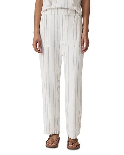 Splendid Layla Stripe Pants In White
