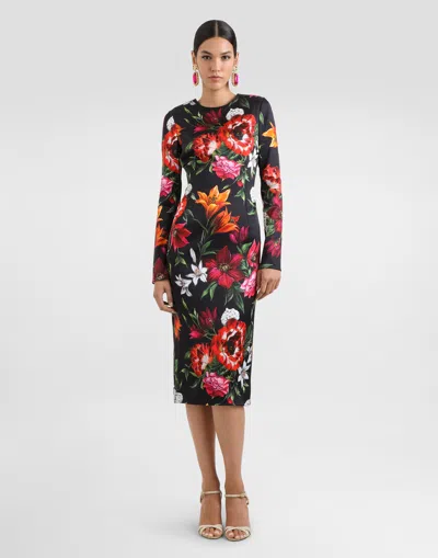 Dolce & Gabbana Dolce&gabbana Women Floral Print Dress In Multi