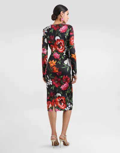 Dolce & Gabbana Dolce&gabbana Women Floral Print Dress In Multi