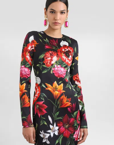 Dolce & Gabbana Dolce&gabbana Women Floral Print Dress In Multi