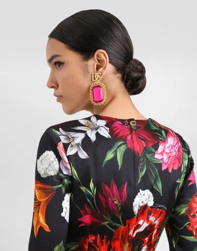 Dolce & Gabbana Dolce&gabbana Women Floral Print Dress In Multi