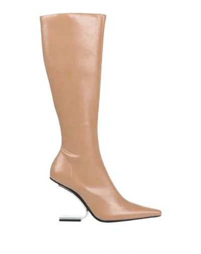 Jeffrey Campbell Woman Boot Sand Size 8 Synthetic Fibers, Textile Fibers