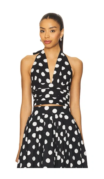 Sans Faff Carlo Polka Dot Halter Top