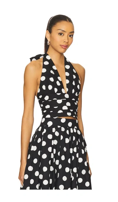 Sans Faff Carlo Polka Dot Halter Top