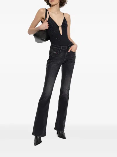 Diesel 1969 D-ebbey Jeans In Black