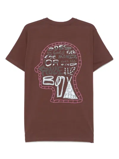Over Over Cotton T-shirt In Brown