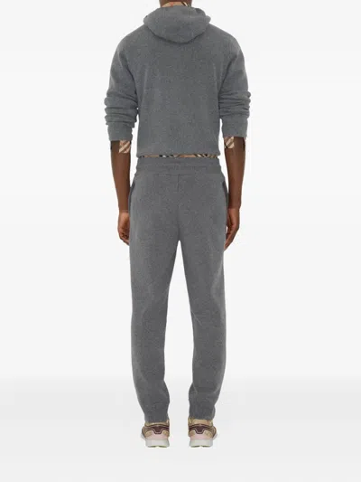 Burberry Cashmere-blend Logo Sweatpants