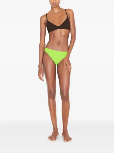 Tory Burch Triangle Cup Bralette In Brown