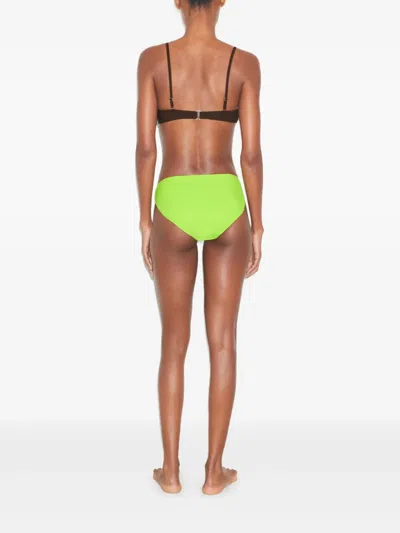 Tory Burch Triangle Cup Bralette In Brown