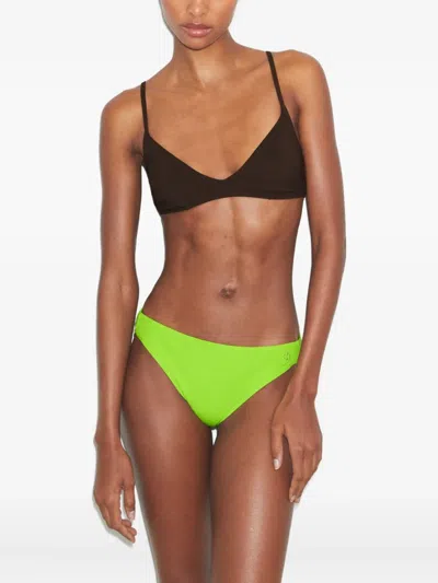 Tory Burch Triangle Cup Bralette In Brown