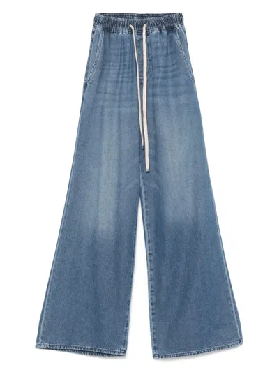 7 For All Mankind Denim Wide-leg Jeans In Blue