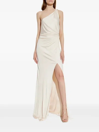 Tom Ford Asymmetrical Draped Gown In White