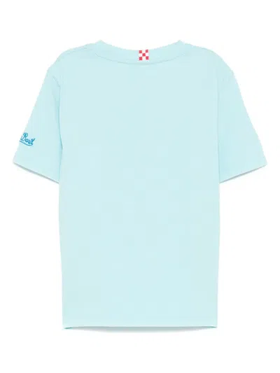 Mc2 Saint Barth Printed T-shirt In Blue