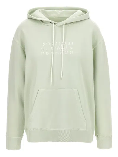 Mm6 Maison Margiela Mm6 By Maison Margiela 'numeric Signature Mm6' Hoodie In Green