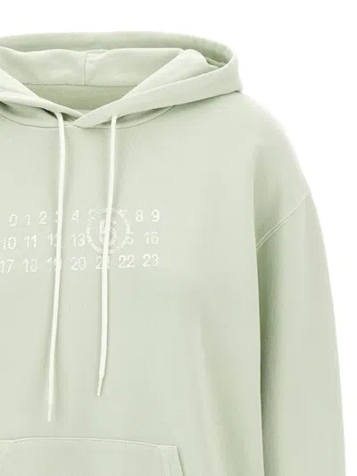 Mm6 Maison Margiela Mm6 By Maison Margiela 'numeric Signature Mm6' Hoodie In Green