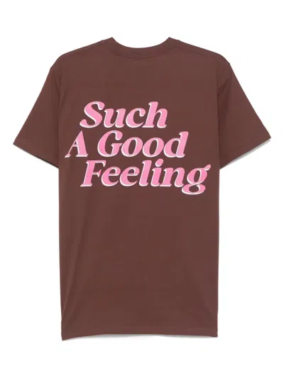 Over Over Cotton T-shirt In Brown