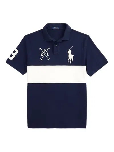 Polo Ralph Lauren Cotton Big Polo Pony Polo Shirt In Blue