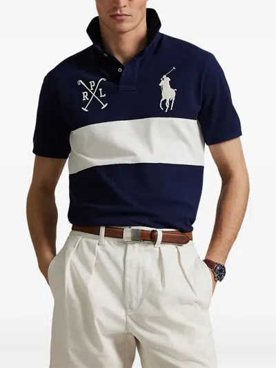 Polo Ralph Lauren Cotton Big Polo Pony Polo Shirt In Blue