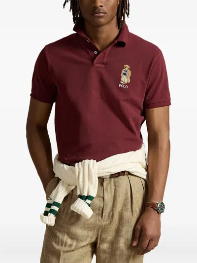 Polo Ralph Lauren Cotton Polo Shirt In Red