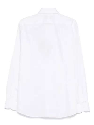 Scabal® Cotton Shirt In White