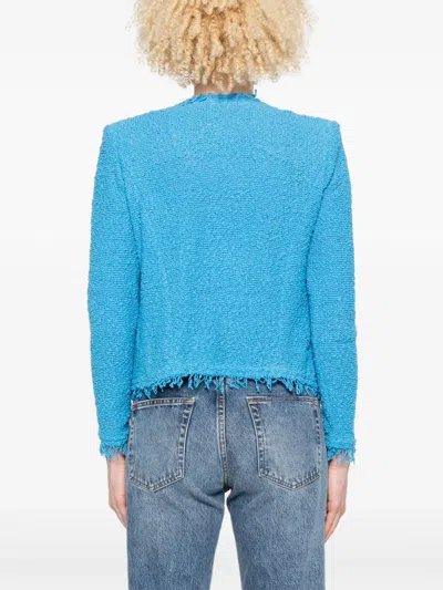Iro Open-front Jacket In Blue