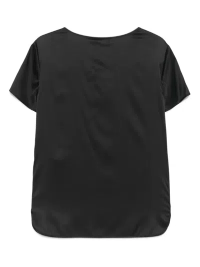 Max Mara Cortona Blouse In Black