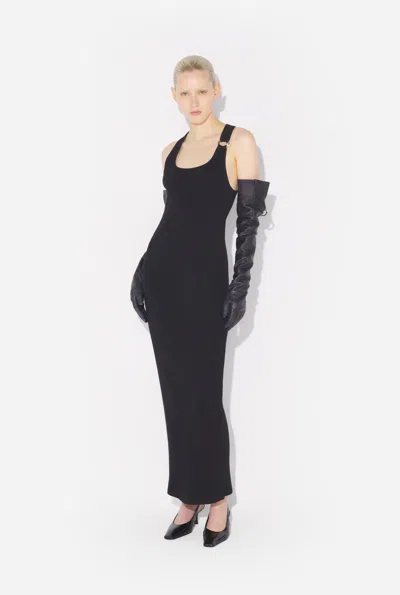 Jean Paul Gaultier Pierced Dress In Black