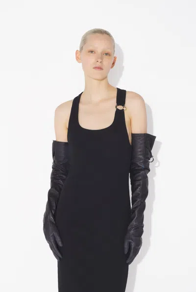 Jean Paul Gaultier Pierced Dress In Black