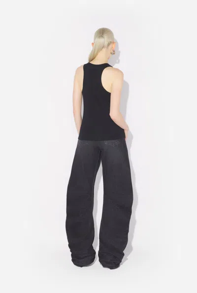 Jean Paul Gaultier Tank Top With Piercing In Black