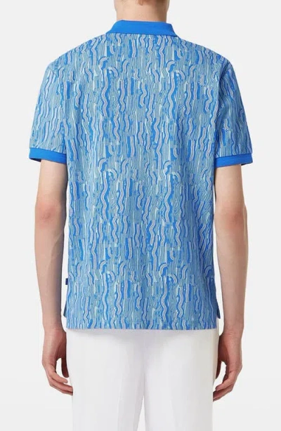 Scotch & Soda Regular Print Micro Print Cotton Polo