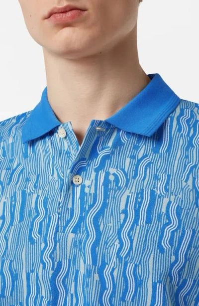 Scotch & Soda Regular Print Micro Print Cotton Polo