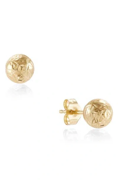 Frankie & Zoe High Polish Ball Stud Earrings