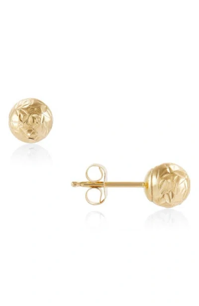 Frankie & Zoe High Polish Ball Stud Earrings