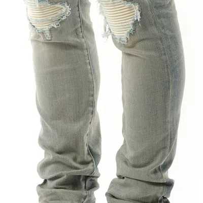 Amiri Crystal Starburst Mx1 Jean Surf Indigo In Blue