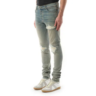 Amiri Crystal Starburst Mx1 Jean Surf Indigo In Blue