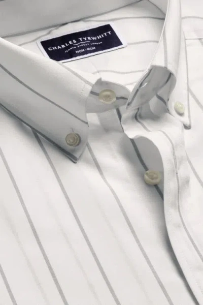 Charles Tyrwhitt Men's Stripe Poplin Shirt In Multi