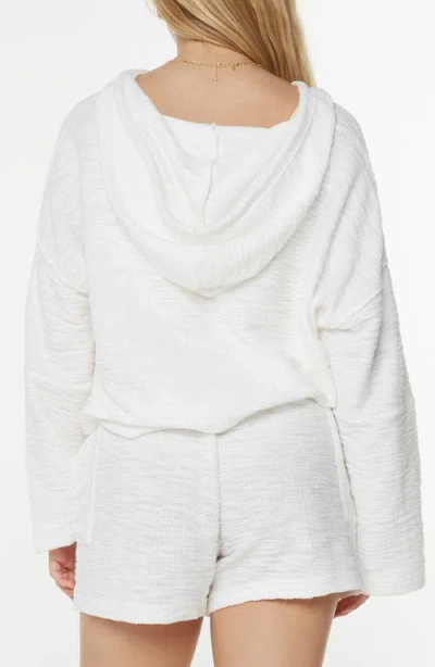 Roxy Rich Coast Hoodie In White