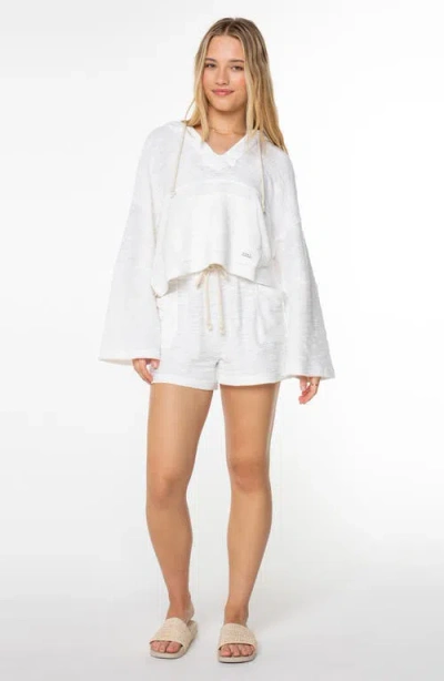 Roxy Rich Coast Hoodie In White