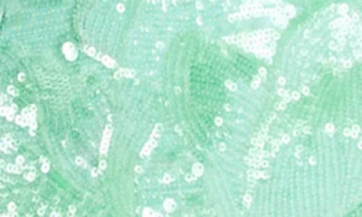 Helsi Leslie Pattern Sequin Strapless Gown