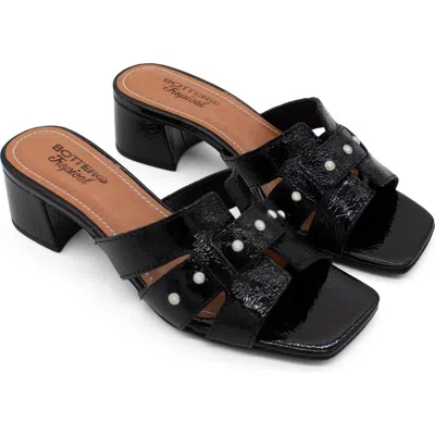 Bottero Studded Leather Slide Sandal