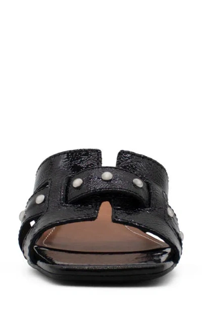 Bottero Studded Leather Slide Sandal
