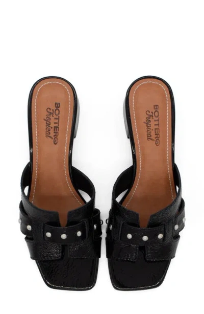 Bottero Studded Leather Slide Sandal