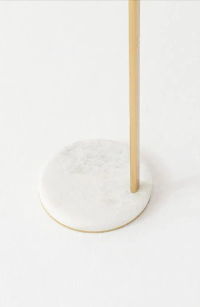 Brightech Luna Drop 75" Modern Led Floor Lamp With Frosted Glass Globe Shade