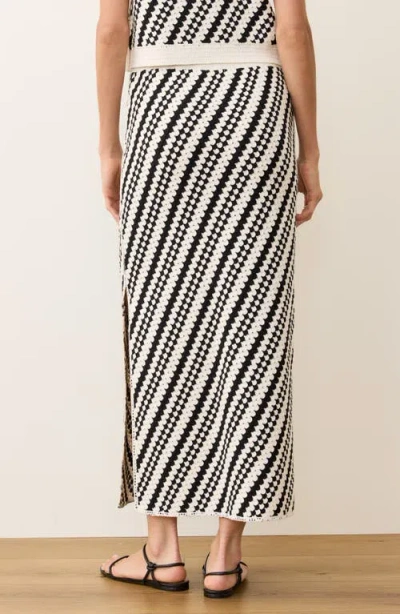 Marine Layer Sands Maxi Sweater Skirt In Multi